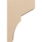 Ekena Millwork 8"W x 16"D x 24"H Classic Monterey Rough Cedar Woodgrain TimberThane Corbel, Primed Tan CORUR08X16X24MONRCPR - alternate 6